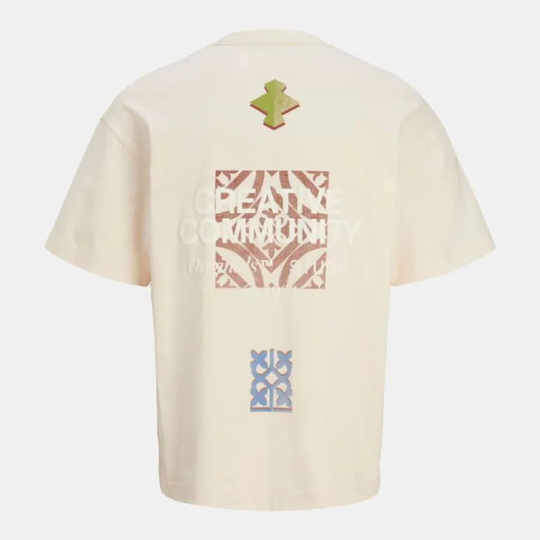 Tee shirt coton Noho dos imprimé graphique Homme JACK & JONES