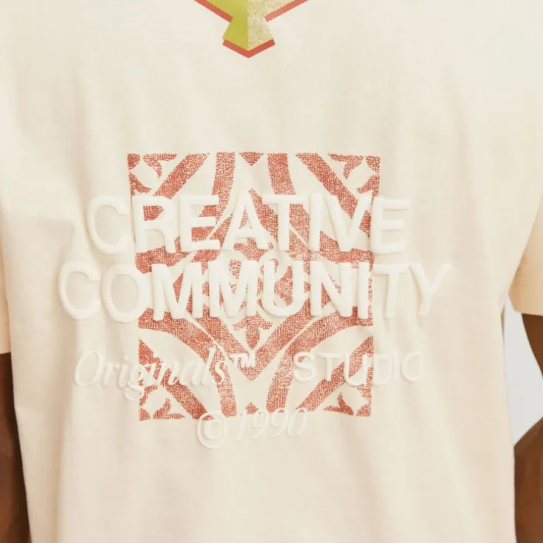 Tee shirt coton Noho dos imprimé graphique Homme JACK & JONES