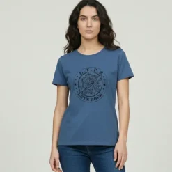 Tee shirt coton oxford avec blason imprimé Femme LES TROPEZIENNES PAR M.BELARBI