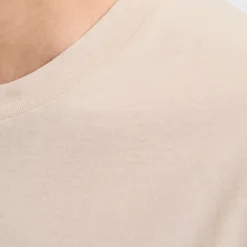 Tee shirt coton yuki col ras de cou manches courtes Homme JACK & JONES