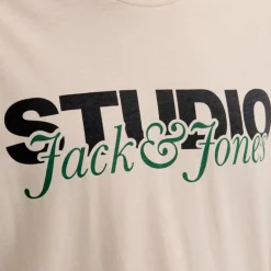 Tee shirt coton yuki col ras de cou manches courtes Homme JACK & JONES