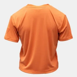 Tee shirt crop top de sport technique manches courtes orange Femme ROSSIGNOL