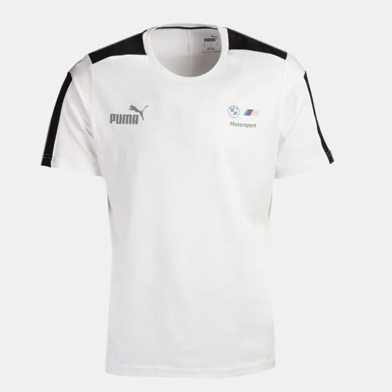 Tee shirt de sport bande noire col rond Homme PUMA