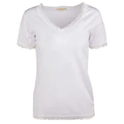 Tee shirt dentelle coton moyra Femme JEAN-LOUIS SCHERRER
