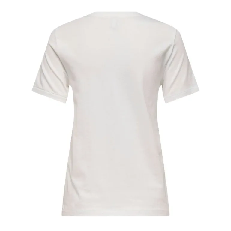 Tee shirt en coton imprimé coeurs Femme ONLY