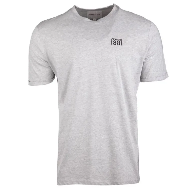 Tee shirt en coton manches courtes 18314 Homme CERRUTI