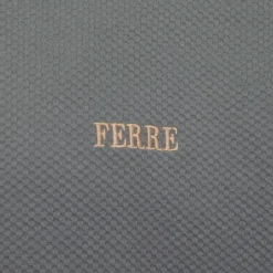 Tee shirt en coton texturé logo brodé Homme GIANFRANCO FERRE