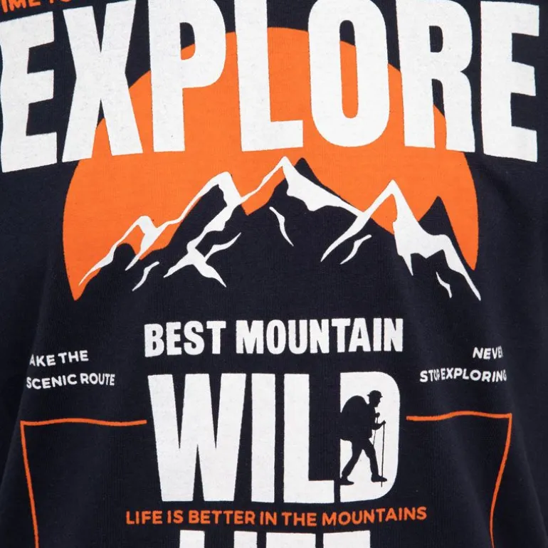 Tee shirt "Explore Wild Life" coton Homme BEST MOUNTAIN
