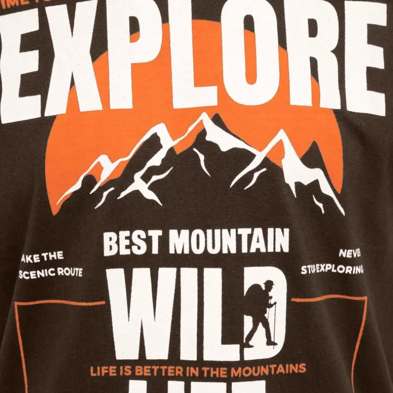 Tee shirt "Explore Wild Life" coton Homme BEST MOUNTAIN