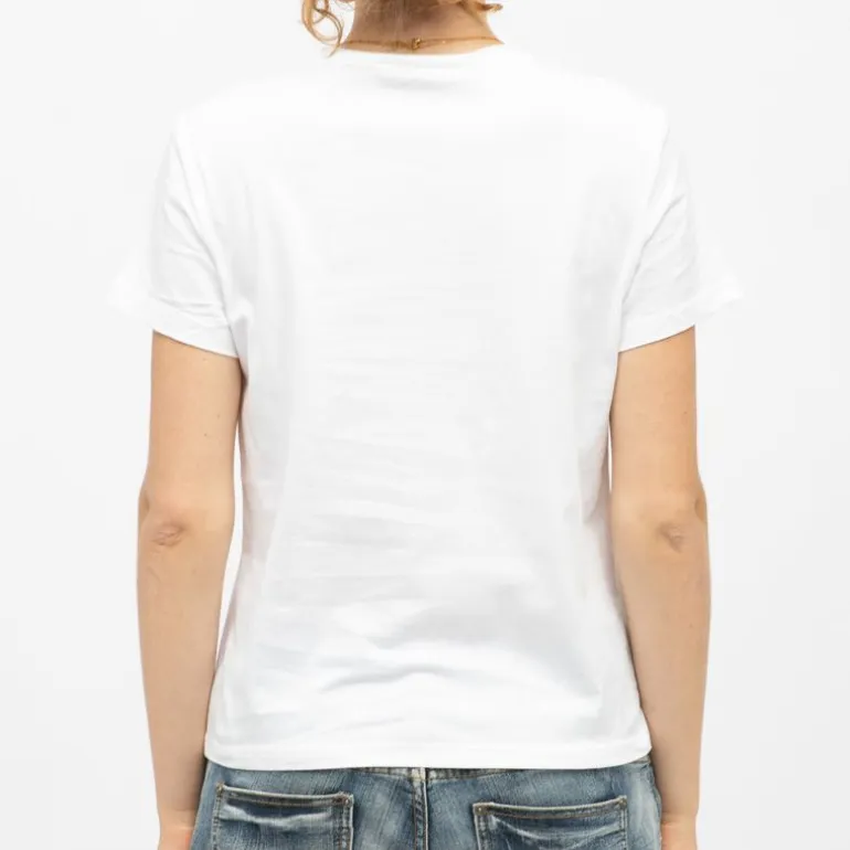 Tee shirt imprimé coloré Bisous col rond manches courtes tara Femme LA PETITE ETOILE