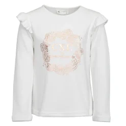 Tee shirt imprimé gold épaules à volants Enfant CXL BY CHRISTIAN LACROIX