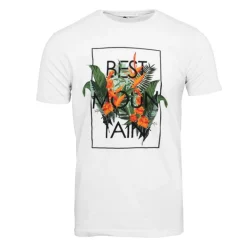 Tee shirt imprimé plantes tropicales Homme BEST MOUNTAIN