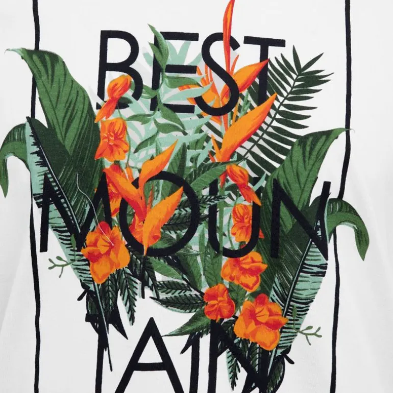 Tee shirt imprimé plantes tropicales Homme BEST MOUNTAIN