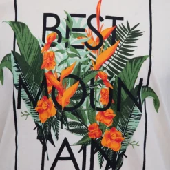 Tee shirt imprimé plantes tropicales Homme BEST MOUNTAIN