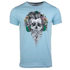 Tee shirt imprimé tête de mort messina Homme BLAGGIO