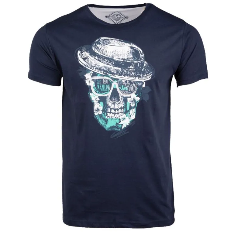 Tee shirt imprimé tête de mort modovi Homme BLAGGIO