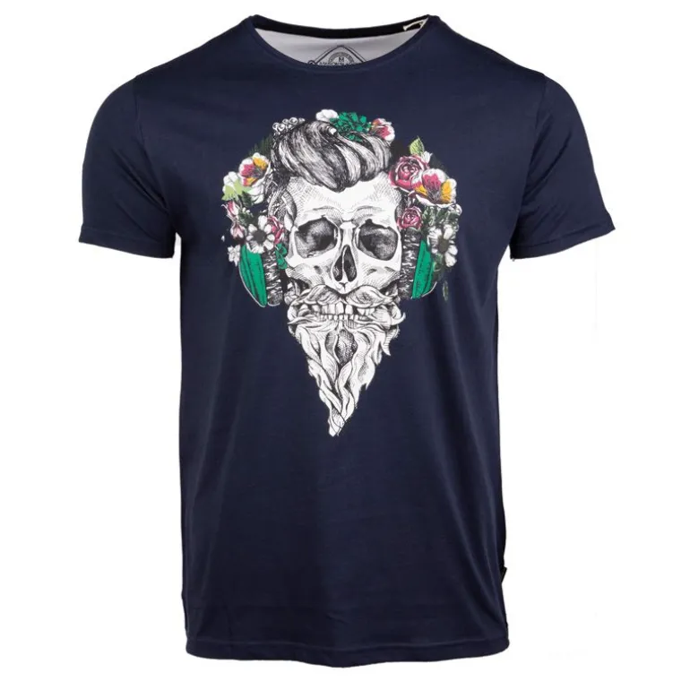 Tee shirt imprimé tête de mort messina Homme BLAGGIO
