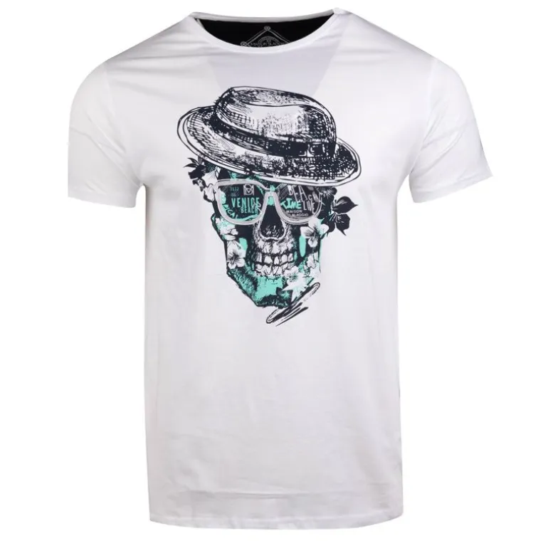 Tee shirt imprimé tête de mort modovi Homme BLAGGIO