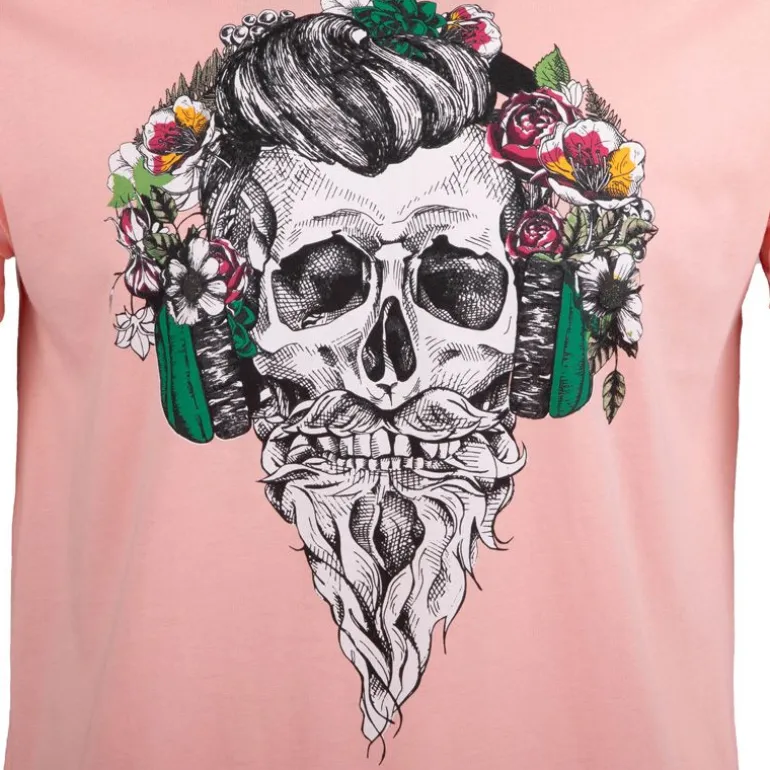Tee shirt imprimé tête de mort messina Homme BLAGGIO