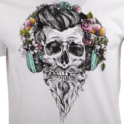 Tee shirt imprimé tête de mort messina Homme BLAGGIO