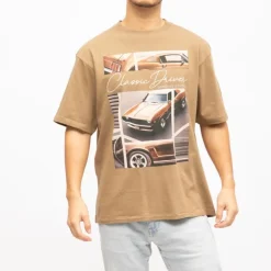 Tee shirt imprimé voiture classic driver Homme DEELUXE 74