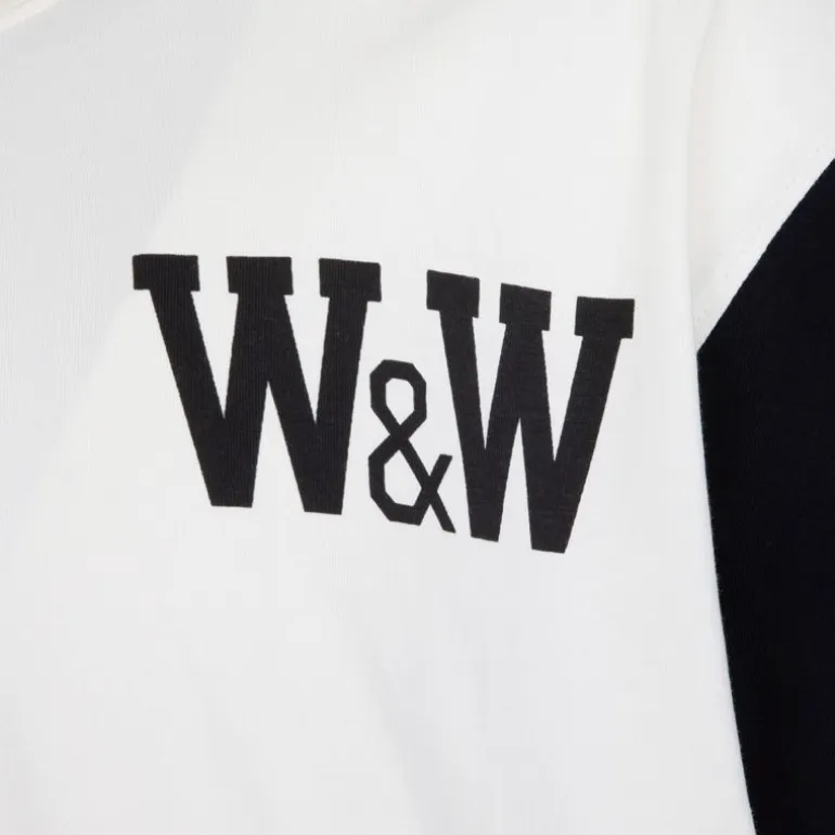 Tee shirt jersey manches noires col rond Homme WHEELS AND WAVES