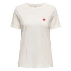 Tee shirt Kitty coeur coton Femme JDY