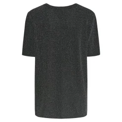 Tee shirt Lina pailleté loose lurex Femme PIECES