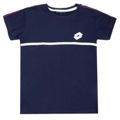 Tee shirt logo brodé avec liseré poitrine Enfant LOTTO