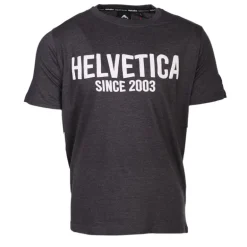 Tee shirt logo imprimé Homme HELVETICA