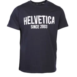 Tee shirt logo imprimé Homme HELVETICA