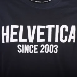 Tee shirt logo imprimé Homme HELVETICA