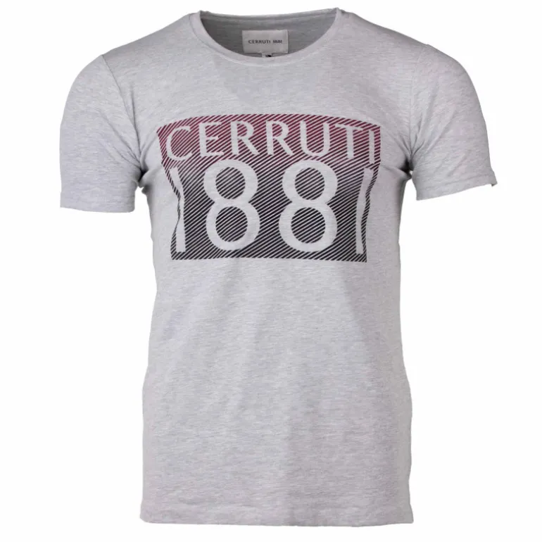 Tee shirt logo poitrine Homme CERRUTI