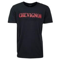 Tee shirt logo rayé en coton Homme CHEVIGNON