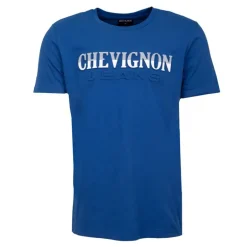 Tee shirt logo rayé en coton Homme CHEVIGNON