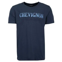 Tee shirt logo rayé en coton Homme CHEVIGNON