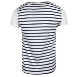 Tee shirt macnhes courtes marinière mupy Homme BLAGGIO