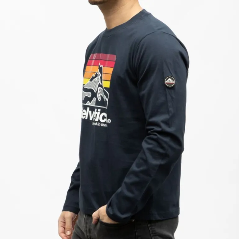 Tee shirt manche longue monaco Homme HELVETICA