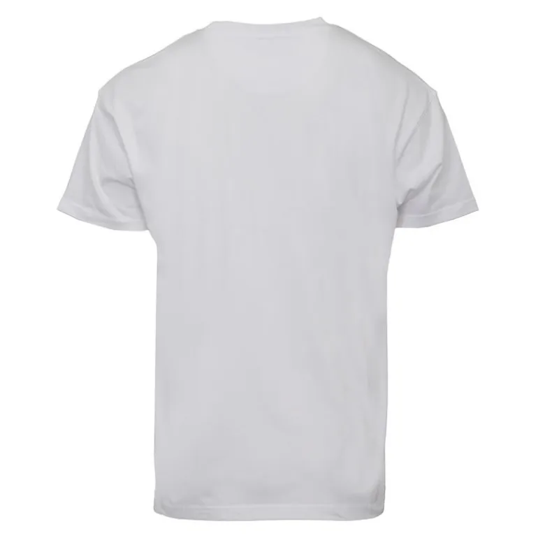 Tee shirt manches courtes imprimé manuscript blau marine Homme WHEELS AND WAVES