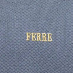 Tee shirt manches courtes col V texturé avec logo Homme GIANFRANCO FERRE