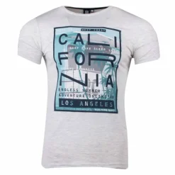 Tee shirt manches courtes imprime coton doux Californie martial assor 24 Homme BLAGGIO