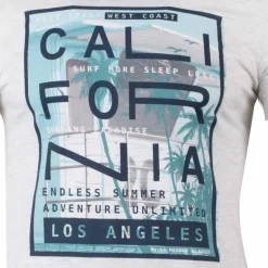 Tee shirt manches courtes imprime coton doux Californie martial assor 24 Homme BLAGGIO