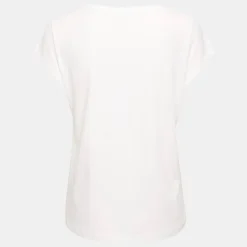 Tee shirt manches courtes col V bouche coeur brodé onlamber Femme ONLY