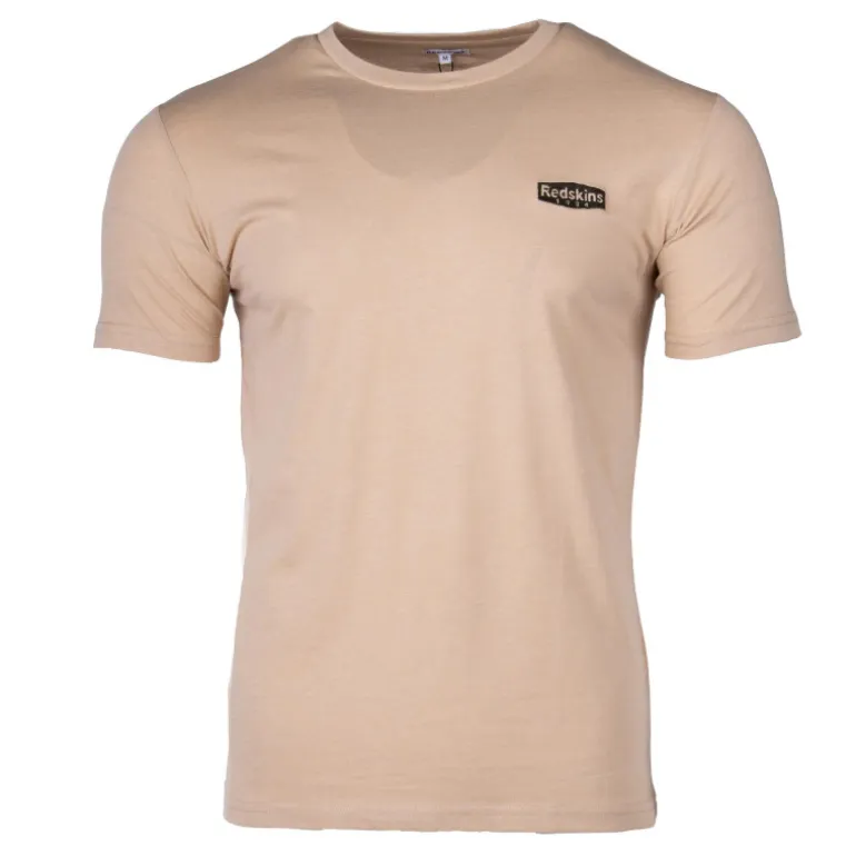 Tee shirt manches courtes col rond coton doux 1984 floqué raoul Homme REDSKINS