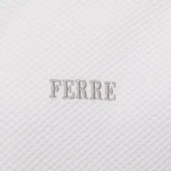 Tee shirt manches courtes col V texturé avec logo Homme GIANFRANCO FERRE