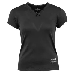 Tee shirt manches courtes col V dentelles lona Femme LULU CASTAGNETTE