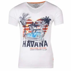 Tee shirt manches courtes imprime coton doux Cuba molly assor 24 Homme BLAGGIO