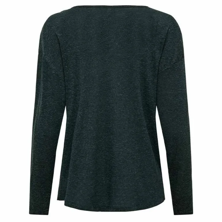 Tee shirt manches longues col rond maille fine Femme ONLY