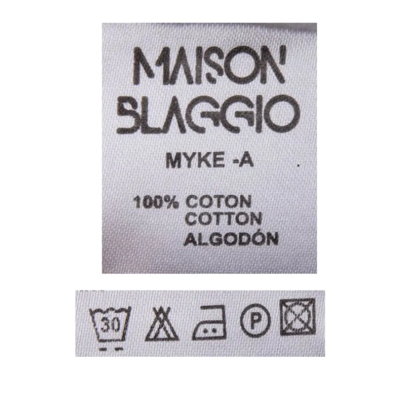 Tee shirt mc col v slub 100 % coton assor 24 myke-a Homme BLAGGIO
