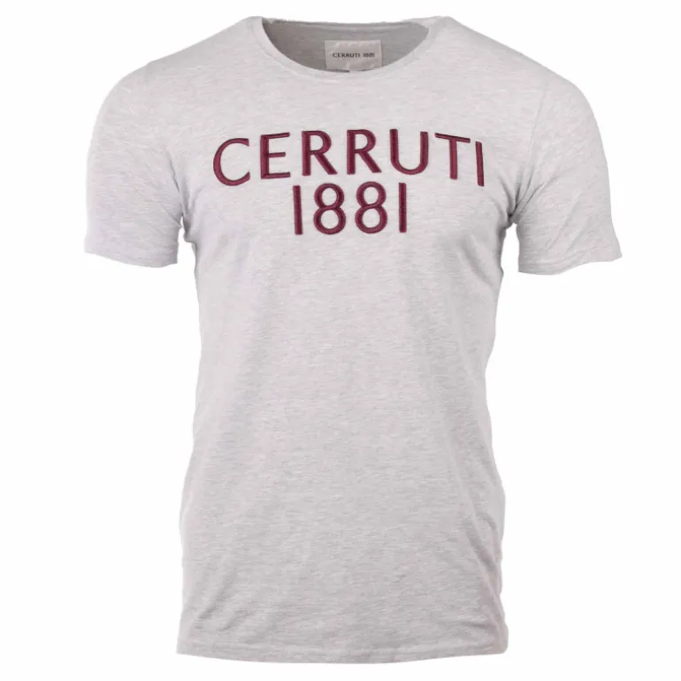 Tee shirt mc court col rond abruzzo 17744 Homme CERRUTI